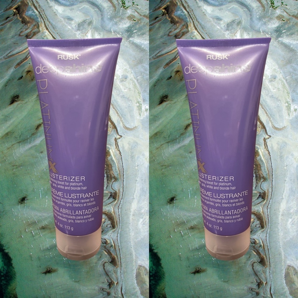 Rusk Deepshine Platinum Lusterizer 4 oz 2 units